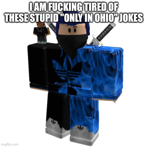 They are so unbelievably unfunny. I'm sick of them. | I AM FUCKING TIRED OF THESE STUPID "ONLY IN OHIO" JOKES | image tagged in zero frost | made w/ Imgflip meme maker