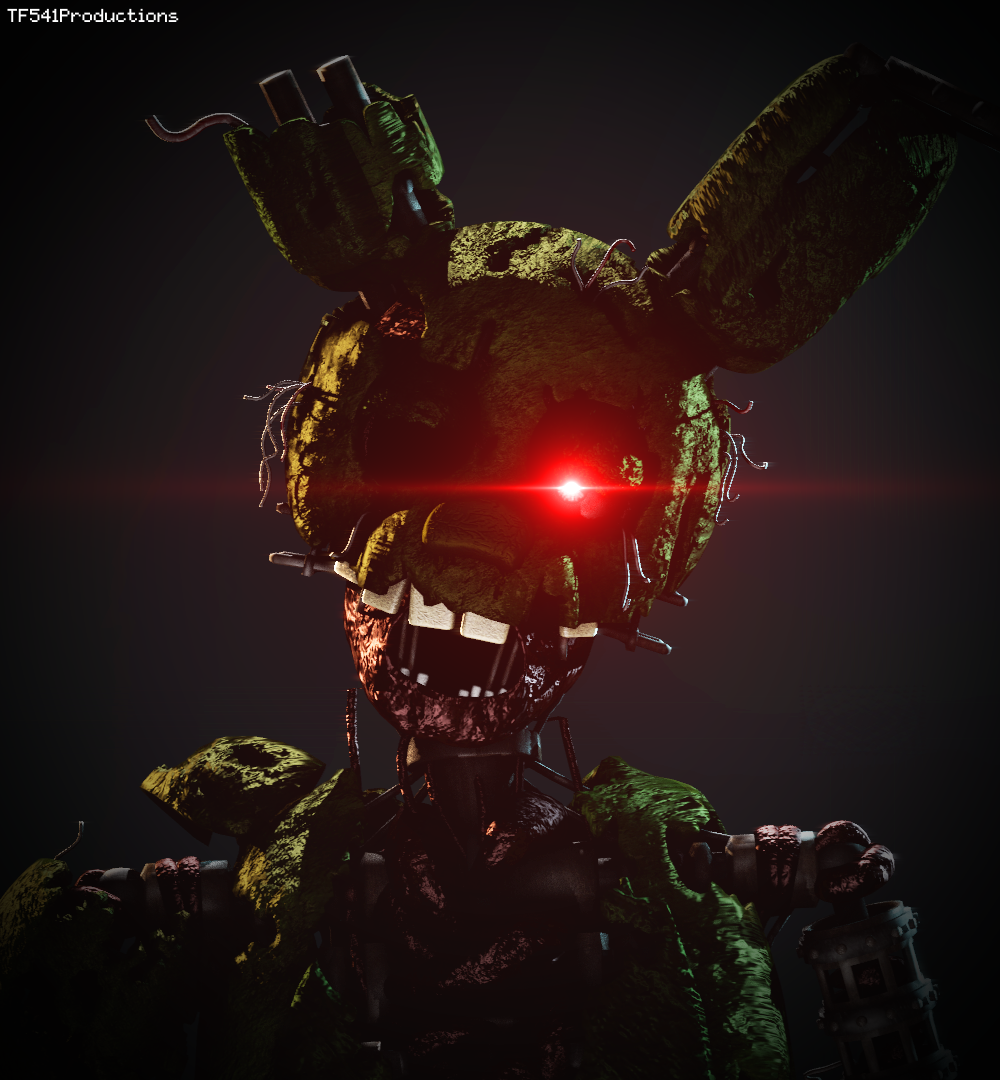 High Quality Ignited Springtrap Blank Meme Template