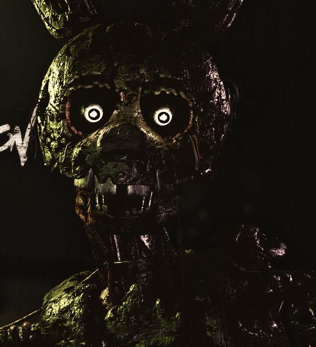 Ignited Springtrap Blank Meme Template