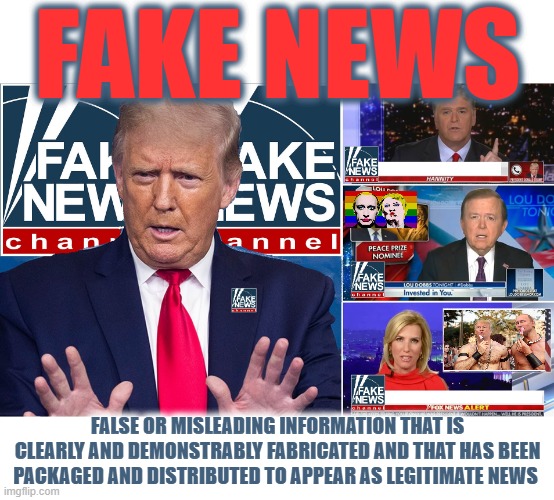 FACTS SNOOZE | FAKE NEWS; FALSE OR MISLEADING INFORMATION THAT IS CLEARLY AND DEMONSTRABLY FABRICATED AND THAT HAS BEEN PACKAGED AND DISTRIBUTED TO APPEAR AS LEGITIMATE NEWS | image tagged in fake news,false,misleading,defamation,fabricated,fox news | made w/ Imgflip meme maker