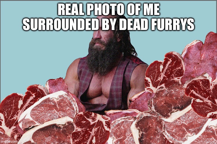 REAL PHOTO OF ME SURROUNDED BY DEAD FURRYS | image tagged in inhaling seagull | made w/ Imgflip meme maker