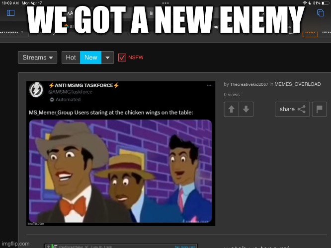 We got a enemy | WE GOT A NEW ENEMY | made w/ Imgflip meme maker