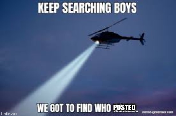 Keep Searching boys we gotta find | POSTED | image tagged in keep searching boys we gotta find | made w/ Imgflip meme maker