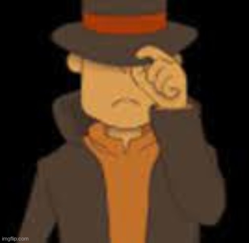 Layton dissapointed | image tagged in layton dissapointed | made w/ Imgflip meme maker