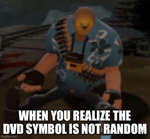I’m sorry but I had to ruin your childhood | WHEN YOU REALIZE THE DVD SYMBOL IS NOT RANDOM | image tagged in sad pootis bird | made w/ Imgflip meme maker