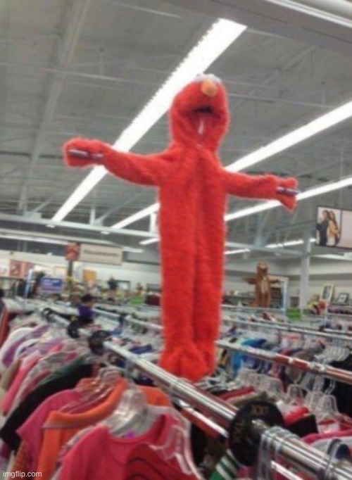 The Crucifixion of our Lord and Savior, Skinned Elmo | image tagged in bruh,wtf | made w/ Imgflip meme maker