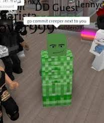 GO COMMIT CREEPER Blank Meme Template