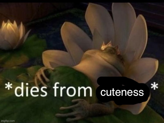 Dies from cringe | cuteness | image tagged in dies from cringe | made w/ Imgflip meme maker
