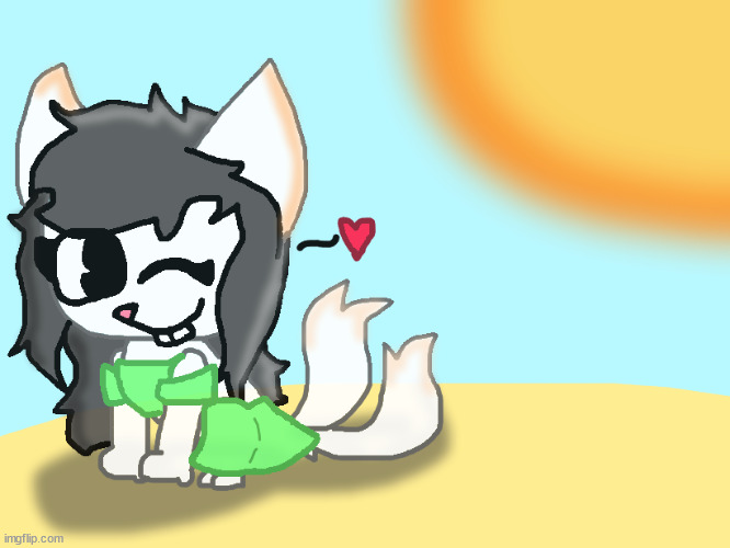 sar the fox is ready for summer :D | made w/ Imgflip meme maker