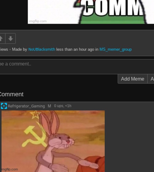 My brain went to communism instantly. What about you? | made w/ Imgflip meme maker