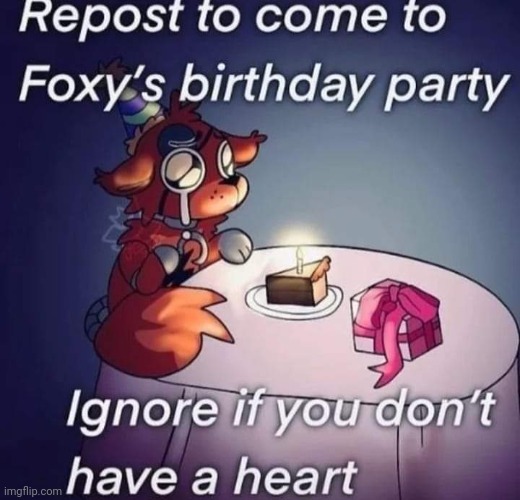 image tagged in repost this,fnaf | made w/ Imgflip meme maker