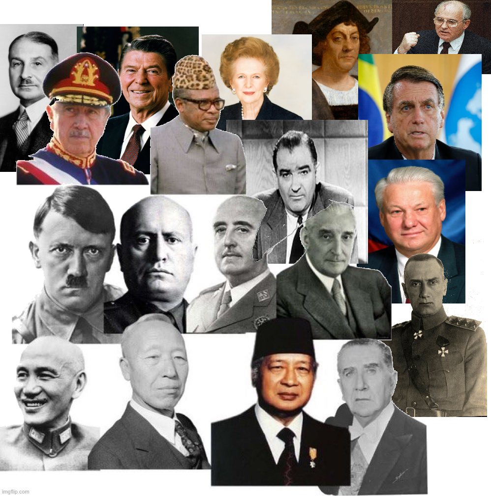 High Quality Anti-Communist Dictators Blank Meme Template