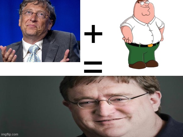 Gabe Newell, care to explain? | +; = | made w/ Imgflip meme maker