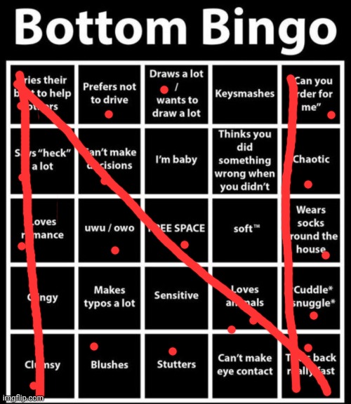 Welp- | image tagged in bottom bingo | made w/ Imgflip meme maker