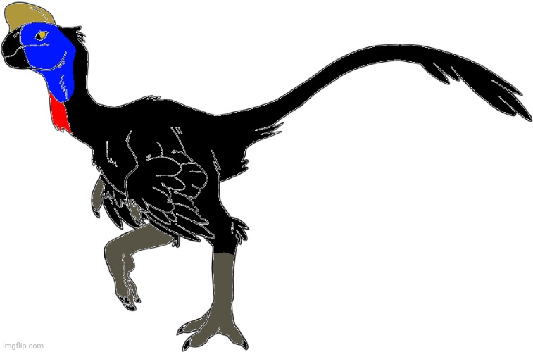 Ovi the oviraptor | image tagged in ovi v 2 | made w/ Imgflip meme maker