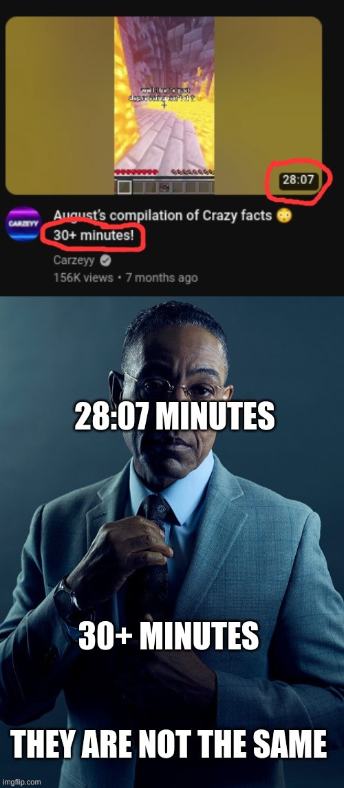 2 entirely different times | image tagged in gus fring we are not the same | made w/ Imgflip meme maker
