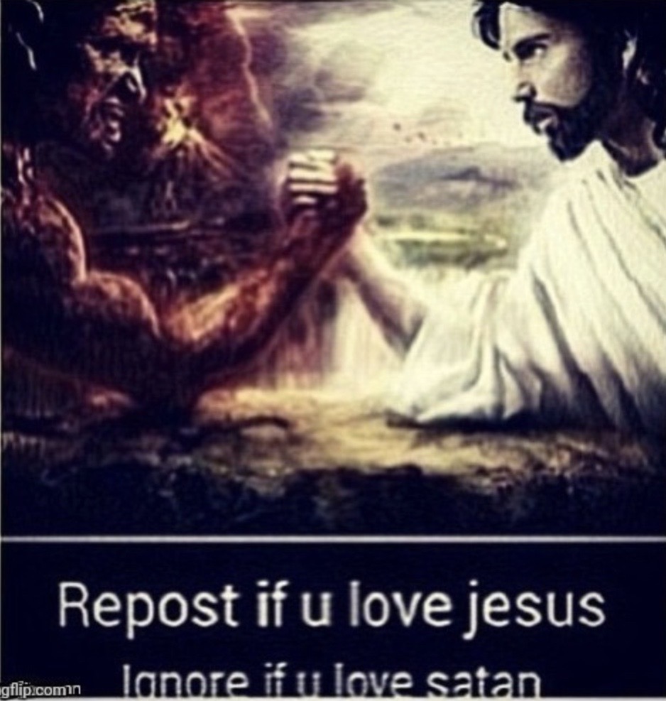 Repost if you love Jesus Blank Meme Template