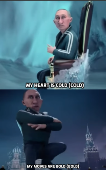 High Quality My heart is cold/My moves are bold Blank Meme Template