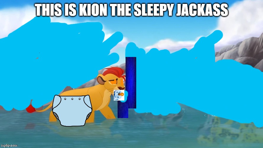 Jackass | THIS IS KION THE SLEEPY JACKASS | image tagged in jackass | made w/ Imgflip meme maker