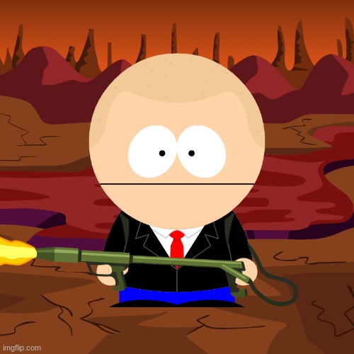 Putin as a South park character | image tagged in south park,vladimir putin | made w/ Imgflip meme maker