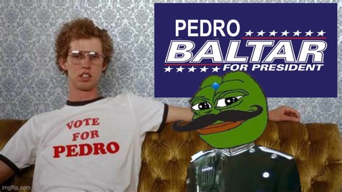 SLAVES NO MORE https://youtu.be/vzyHxYxc-Mo VOTE FOR PEDRO BALTAR | image tagged in vote for pedro,we the people,earth,pepe the frog,cicada | made w/ Imgflip meme maker