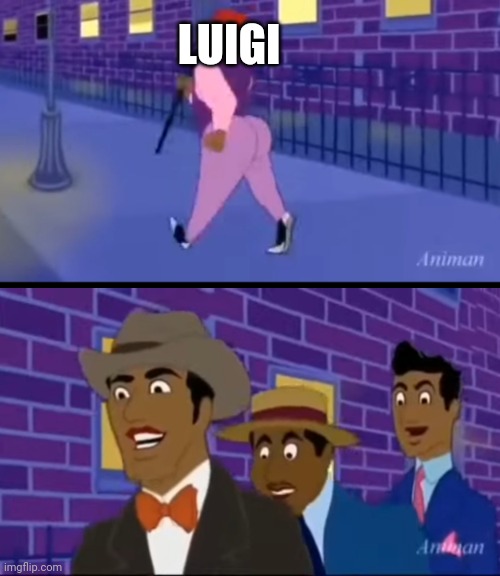 Axel in Harlem | LUIGI | image tagged in axel in harlem | made w/ Imgflip meme maker