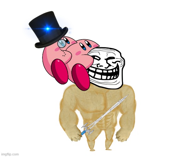 I have no idea where to post this | image tagged in melon kirby,lol | made w/ Imgflip meme maker
