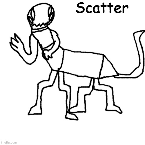 new alien species, i guess you can call their planet a scatman's world (hi chat) | Scatter | made w/ Imgflip meme maker