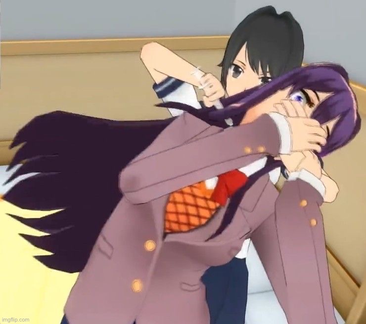 Oh no guys press F for Yuri | made w/ Imgflip meme maker