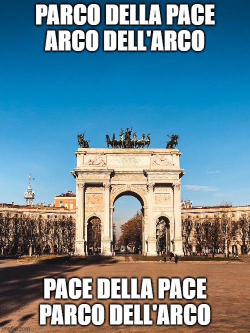 d | PARCO DELLA PACE
ARCO DELL'ARCO; PACE DELLA PACE
PARCO DELL'ARCO | image tagged in expanding brain | made w/ Imgflip meme maker