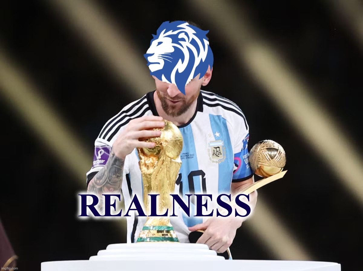 Conservative Party as Lionel Messi | REALNESS | image tagged in conservative party as lionel messi | made w/ Imgflip meme maker