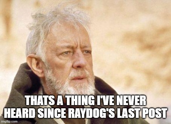 Now that's a name I haven't heard since...  | THATS A THING I'VE NEVER HEARD SINCE RAYDOG'S LAST POST | image tagged in now that's a name i haven't heard since | made w/ Imgflip meme maker