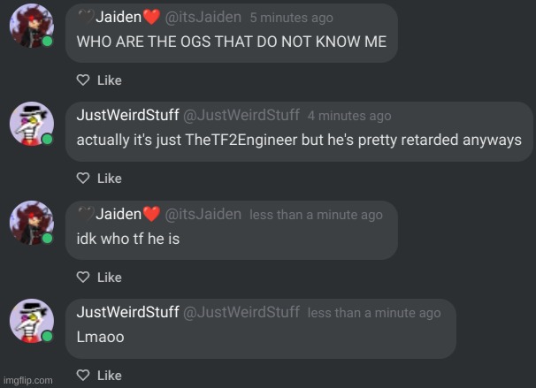 you follow the post below and you're a gay furry femboy who'd fuck the person at the top of your memechat list | made w/ Imgflip meme maker