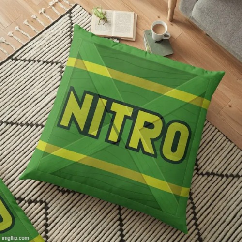 nitro pillow Blank Meme Template