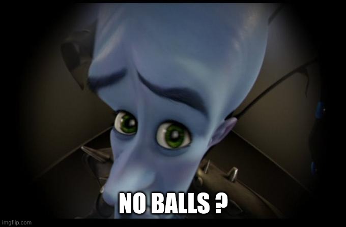 No B****es? | NO BALLS ? | image tagged in no b es | made w/ Imgflip meme maker