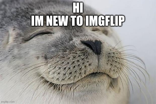 Satisfied Seal | HI
IM NEW TO IMGFLIP | image tagged in memes,satisfied seal | made w/ Imgflip meme maker