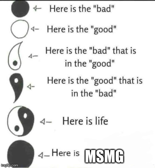 Here is Life | MSMG | image tagged in here is life | made w/ Imgflip meme maker