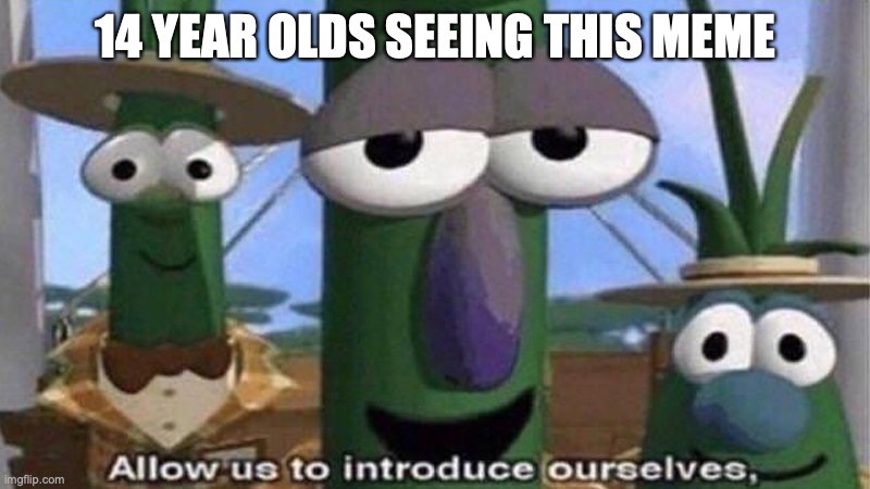 Allow us to introduce ourselves | 14 YEAR OLDS SEEING THIS MEME | image tagged in allow us to introduce ourselves | made w/ Imgflip meme maker