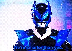 High Quality Psycho Blue “We’re Smarter” Blank Meme Template