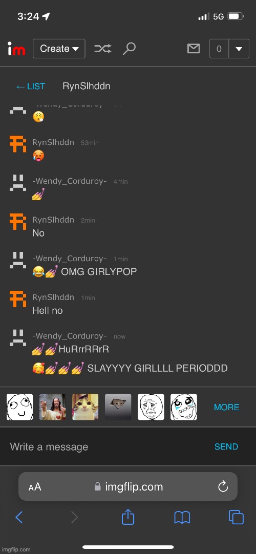 Girlypop | made w/ Imgflip meme maker