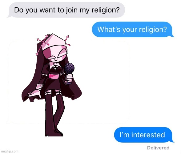 Anyone can join the Cult of Sarvente | image tagged in whats your religion | made w/ Imgflip meme maker