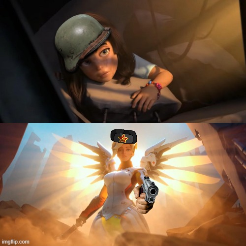 Overwatch Mercy Meme | image tagged in overwatch mercy meme | made w/ Imgflip meme maker