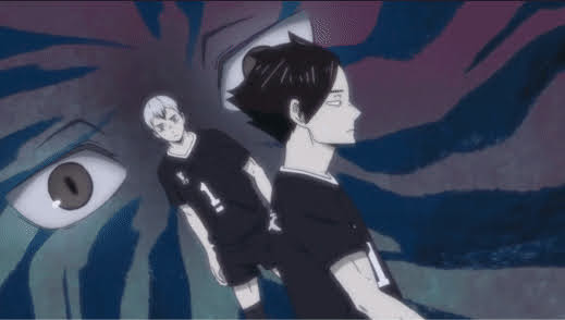 kita watching suna haikyuu Blank Meme Template