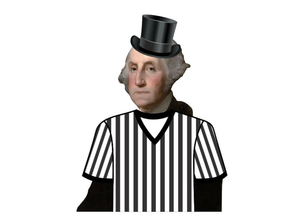 George Washington Referee Blank Meme Template