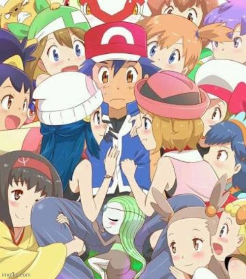 Pokemon Girls | image tagged in pokemon girls | made w/ Imgflip meme maker