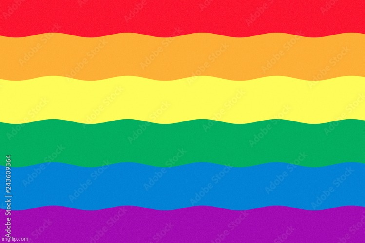 Pride Flag but the lines aren't straight | image tagged in flag,gay pride flag,rainbow,lgbtq | made w/ Imgflip meme maker
