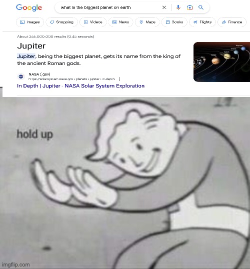 Fallout hold up with space on the top | image tagged in fallout hold up with space on the top | made w/ Imgflip meme maker