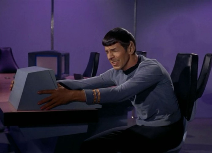 Spock emotional Blank Meme Template