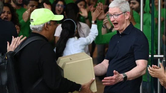 High Quality Tim Cook Surprised Reaction Blank Meme Template