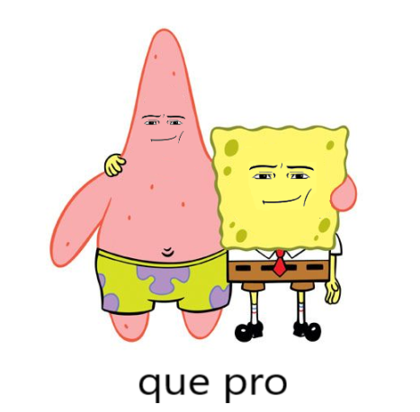 High Quality que pro spongebob Blank Meme Template